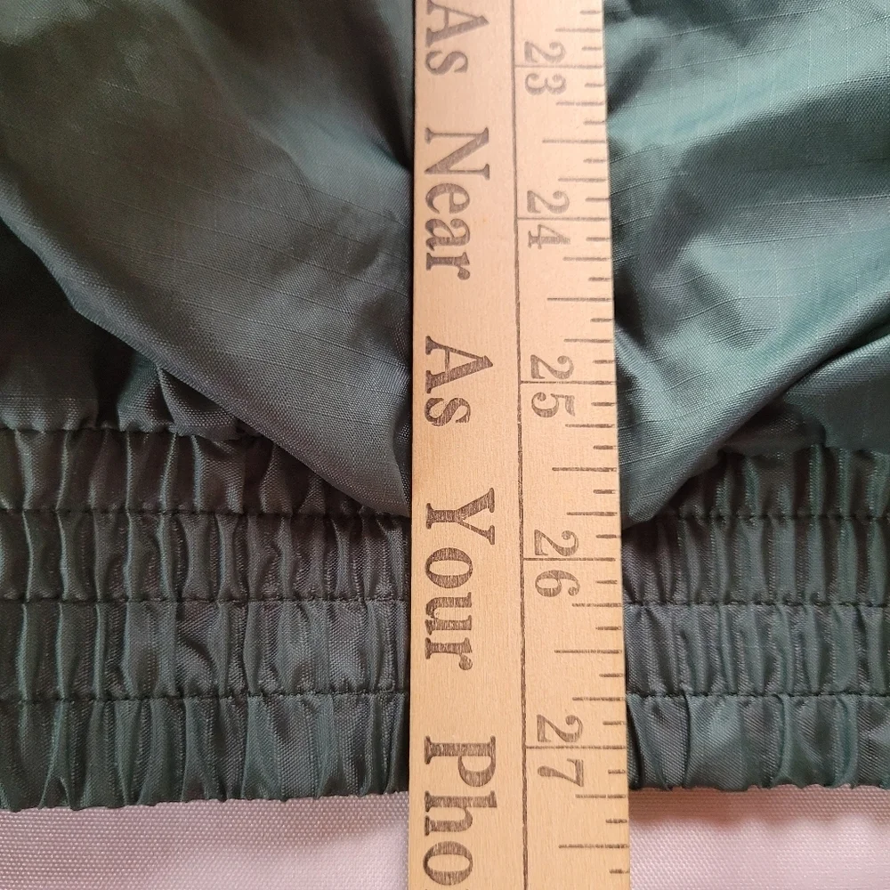 VTG Greenbay Packer Men's 1/4 Zip Nylon Windbreaker Jacket Size XL